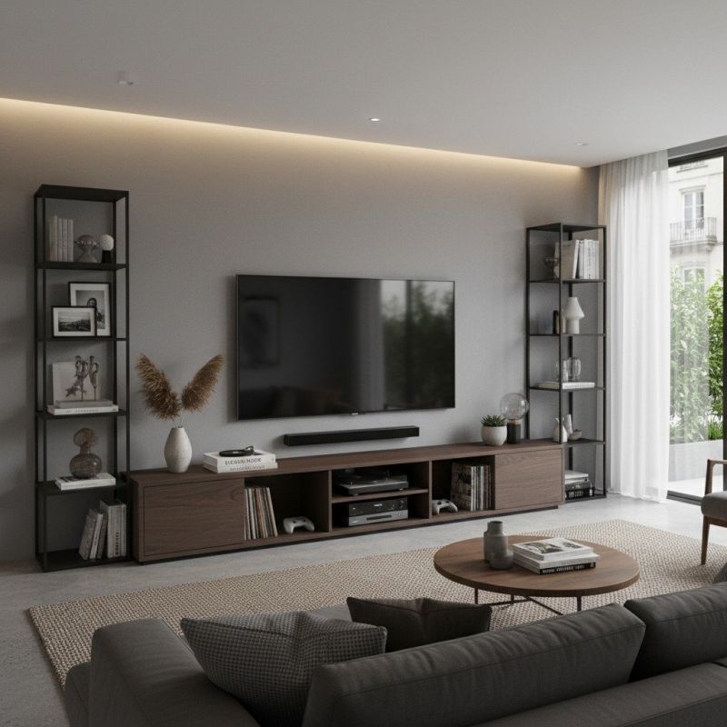 Entertainment Center Assembly detail