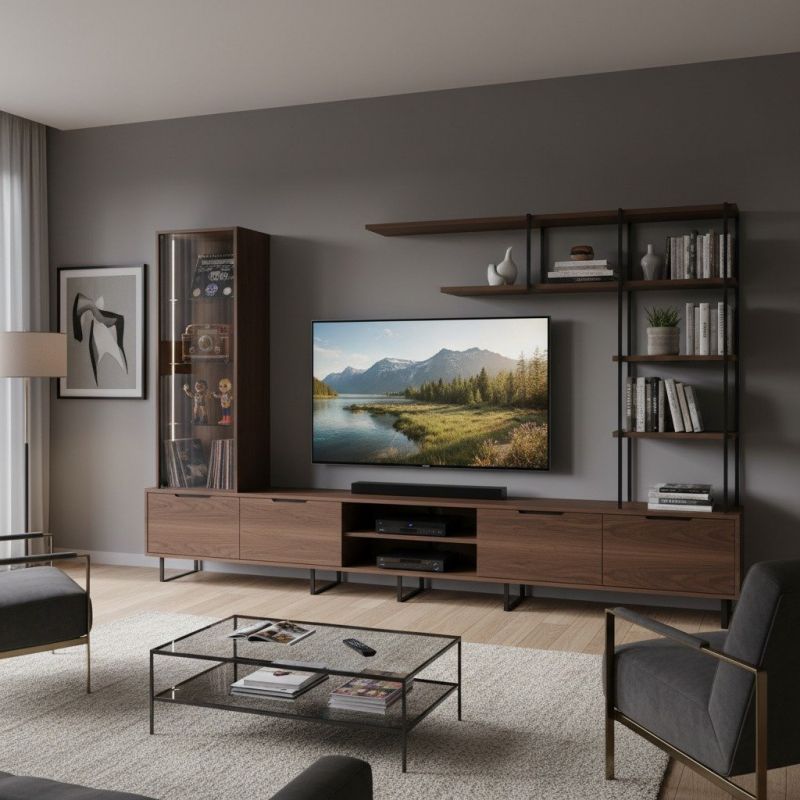 Entertainment Center Assembly detail