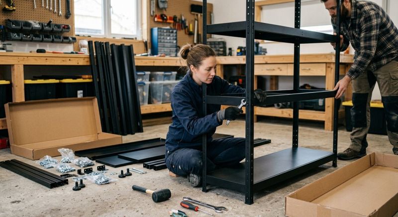 Shoe Rack Assembly in Olathe, KS