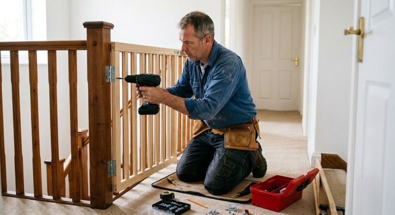Stair Gate Assembly in Littleton, CO