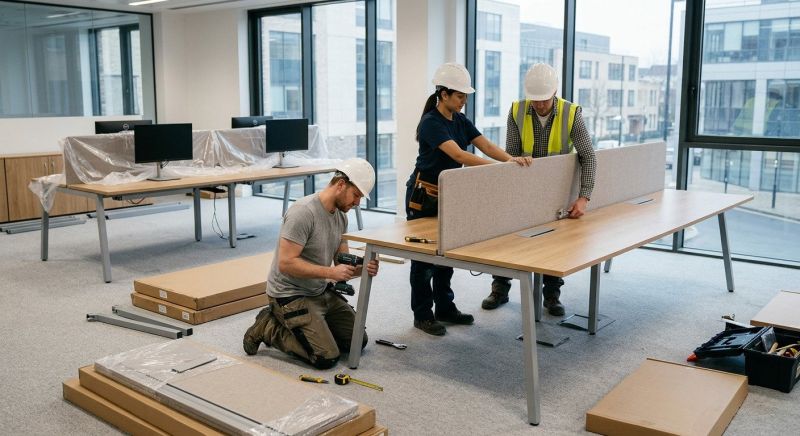 Standing Desk Assembly in Olathe, KS